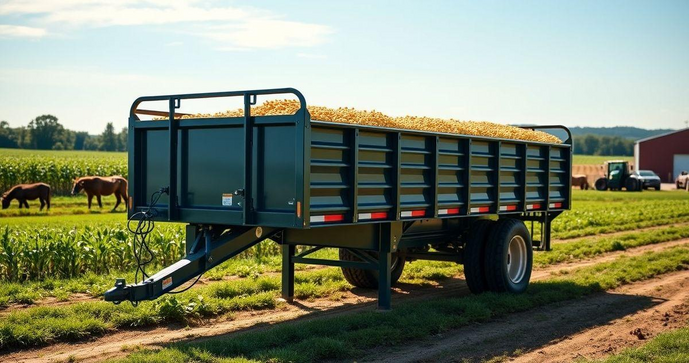 Carretinha para plataforma de soja ideal para transporte eficiente