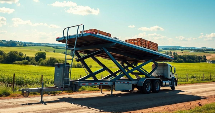 Carretinha Plataforma Basculante Ideal para Transporte Eficiente