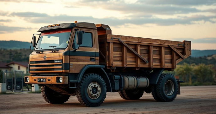 Carroceria de madeira basculante como a solu&ccedil;&atilde;o ideal para transporte